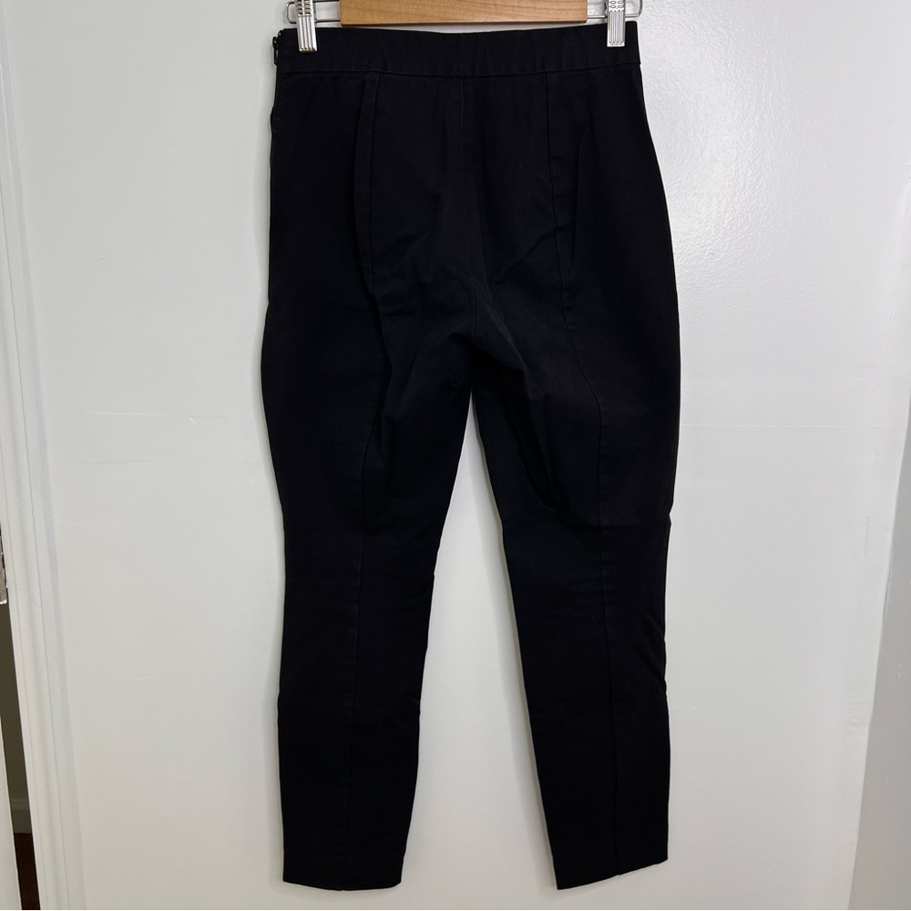 EVERLANE The Side Zip Cotton Stretch Black Pants - Picture 6 of 6